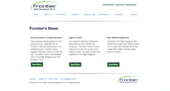 Desktop Screenshot of frontier-wealth.com